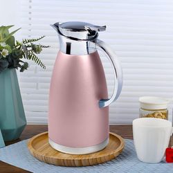 soga 1.8l rose color 3-layer vacuum insulated stainless steel flask