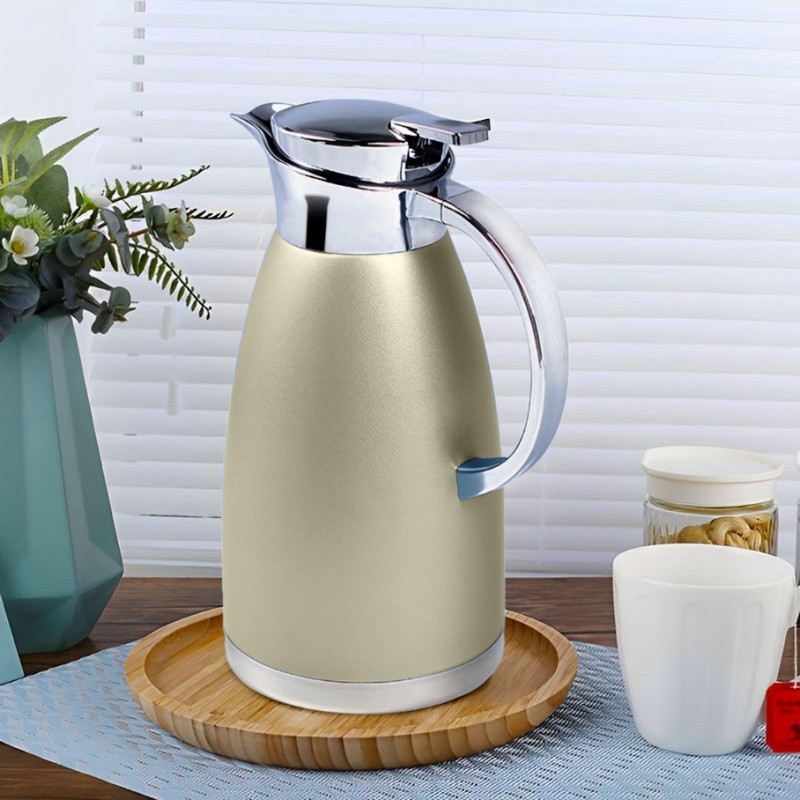 Soga 23L Gold Color 3Layer Vacuum Insulated Stainless Steel Flask 1