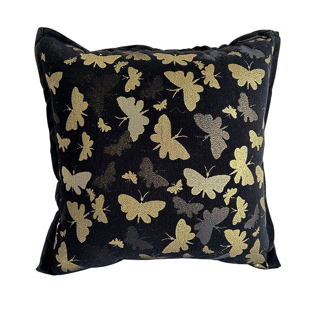 SOGA 45cm Vintage Butterfly With Covers Case Decorative Decor Monarch Floral Throw Pillow 0