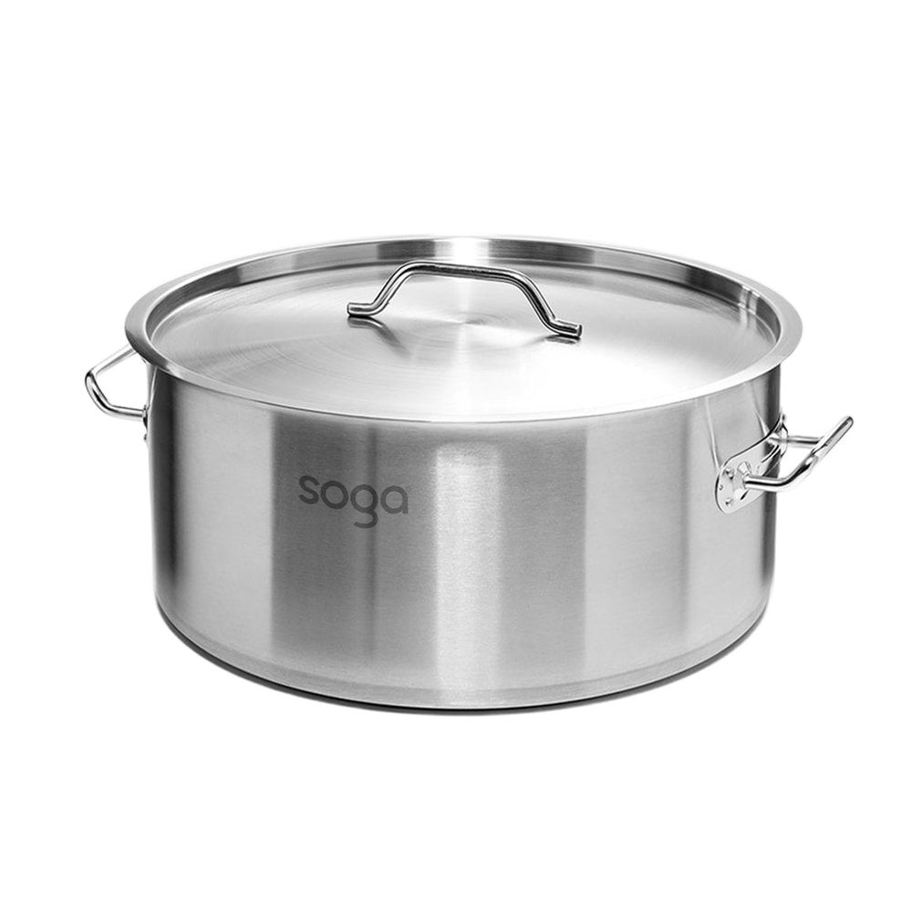 SOGA Stainless Steel 32L Stockpot 0