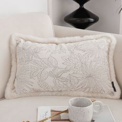 soga 30cm romantic french mosley jacquard throw pillow