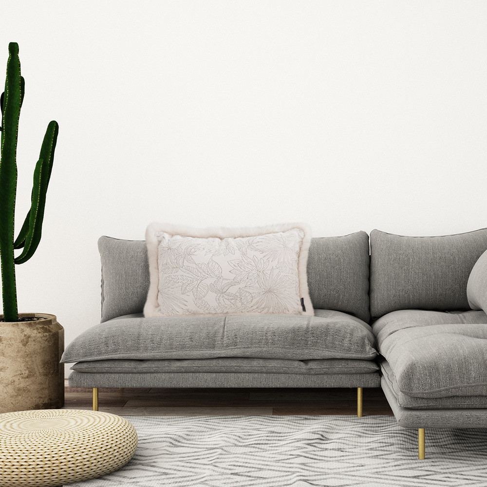 SOGA 30cm Romantic French Mosley Jacquard Throw Pillow 4