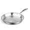 SOGA 36cm Stainless Steel Fry Pan Induction Cooking Pan With Handle 0