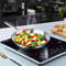 SOGA 36cm Stainless Steel Fry Pan Induction Cooking Pan With Handle 2