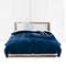 SOGA Navy Blue Throw Blanket Warm Cozy Double Sided Thick Flannel Coverlet Fleece Bed Sofa Comforte