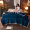 SOGA Navy Blue Throw Blanket Warm Cozy Double Sided Thick Flannel Coverlet Fleece Bed Sofa Comforte