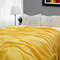 SOGA Yellow Throw Blanket Warm Cozy Striped Pattern Thin Flannel Coverlet Fleece 5