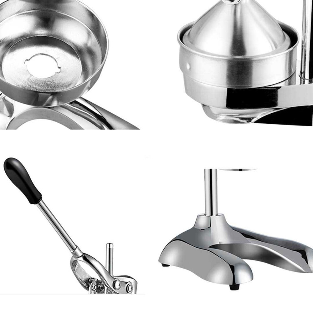 SOGA 2x Stainless Steel Manual Juicer Hand Press Juice Extractor Squeezer Orange Citrus 5