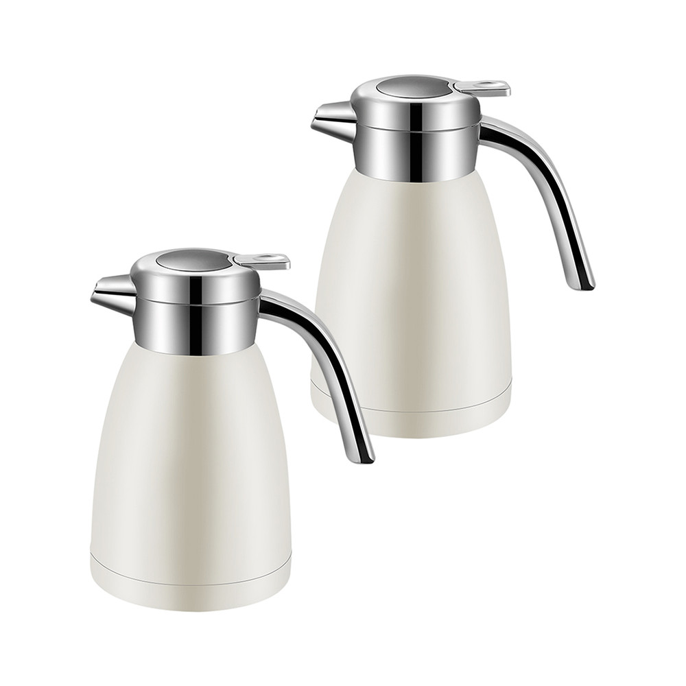 SOGA 2X 12L Stainless Steel Insulated Vacuum Flask Water Bottle White 0