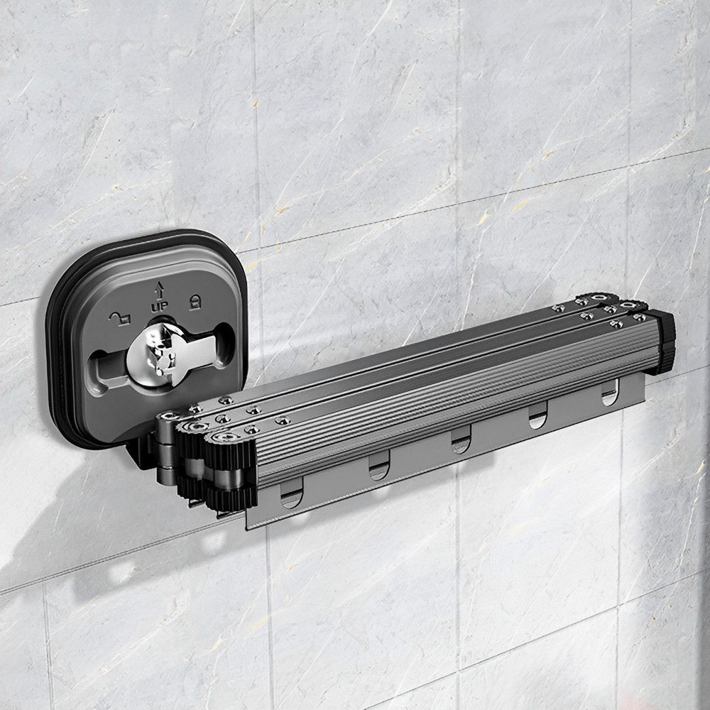 SOGA 2X 1275cm WallMounted Clothing Dry Rack 3