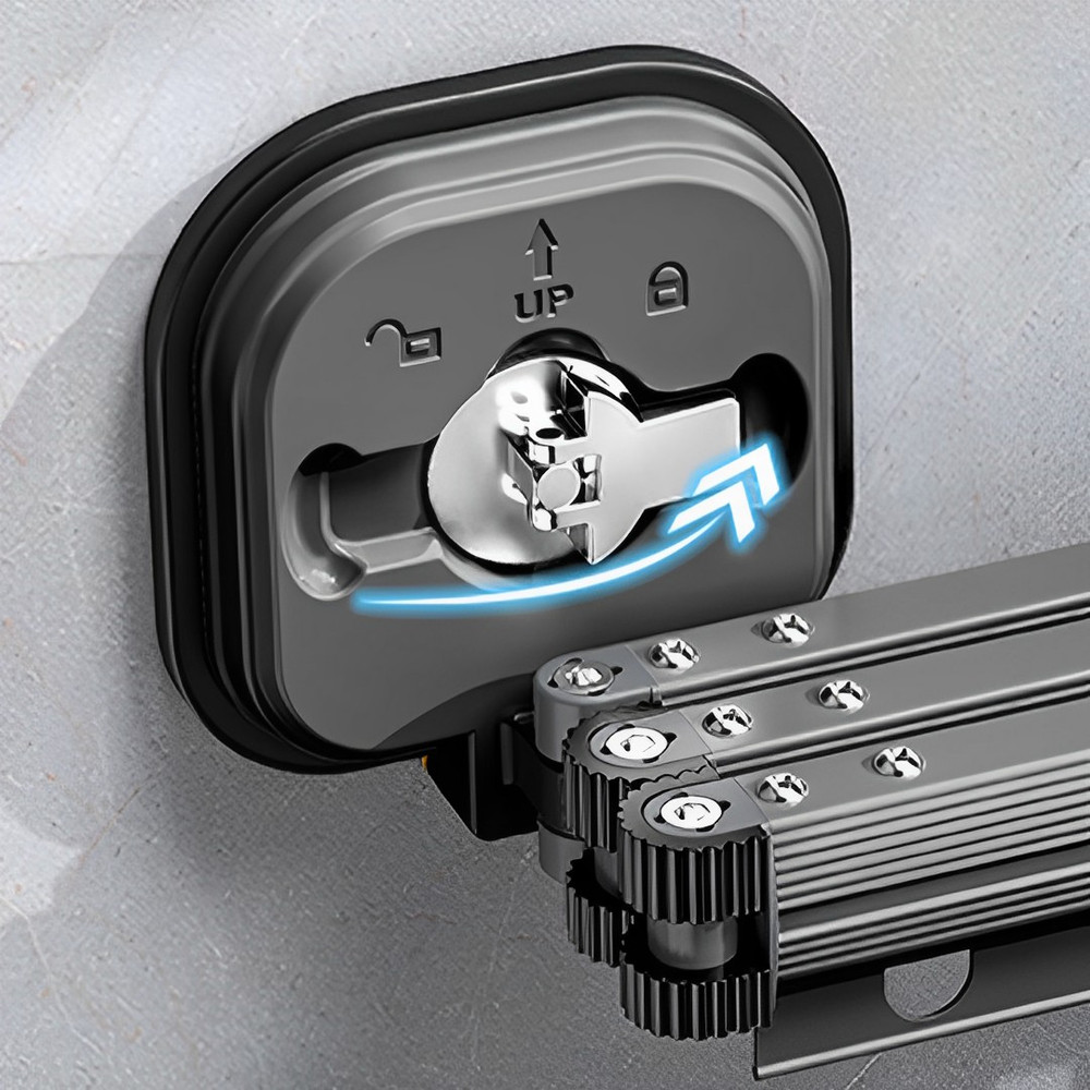 SOGA 2X 1275cm WallMounted Clothing Dry Rack 5