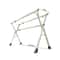 SOGA 2X 24m Portable Standing Clothes Drying Rack Foldable SpaceSaving Laundry Holder 3 Poles 2