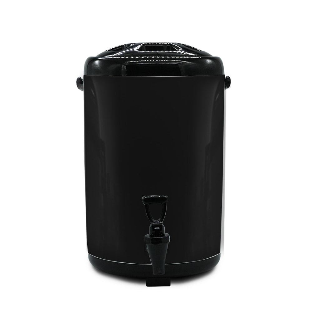 SOGA 4X 12L Stainless Steel Insulated Milk Tea Barrel Hot And Cold Beverage Dispenser Container Wit