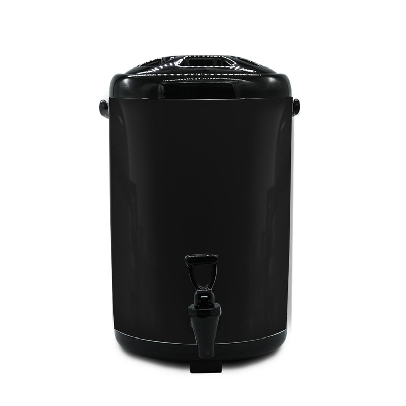 SOGA 4X 12L Stainless Steel Insulated Milk Tea Barrel Hot And Cold Beverage Dispenser Container Wit