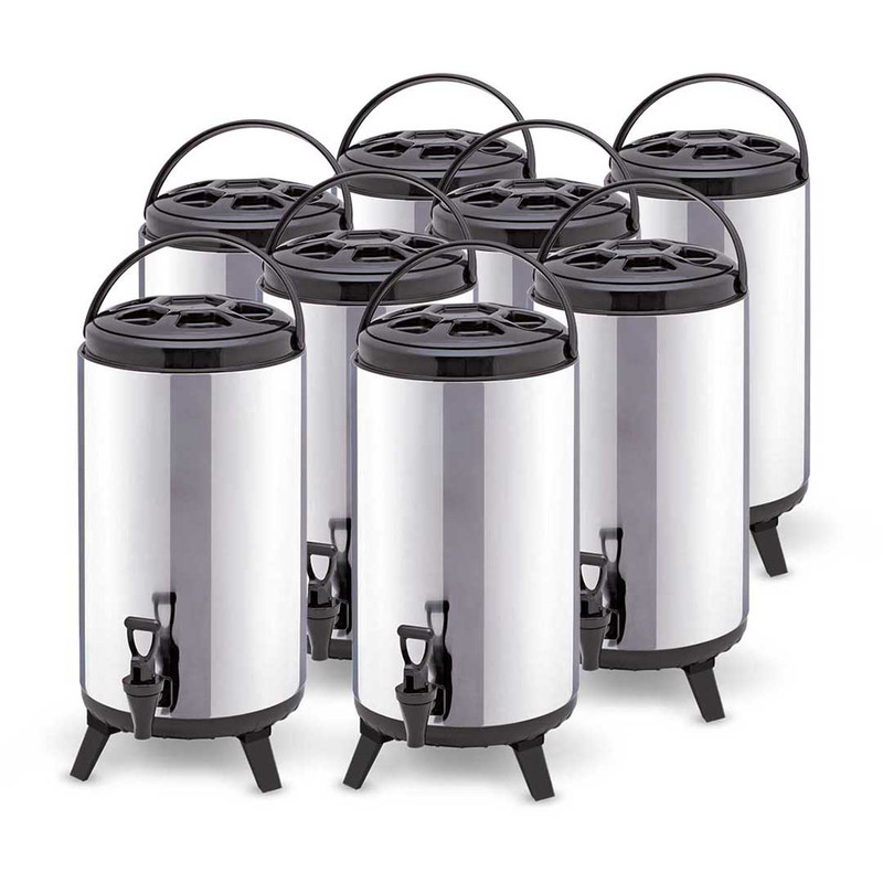 SOGA 8X 10L Portable Insulated ColdHeat Coffee Tea Beer Barrel Brew Pot With Dispenser 0