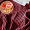 SOGA 2X Burgundy Throw Blanket Warm Cozy Striped Pattern Thin Flannel Coverlet Fleece Bed Sofa Comf