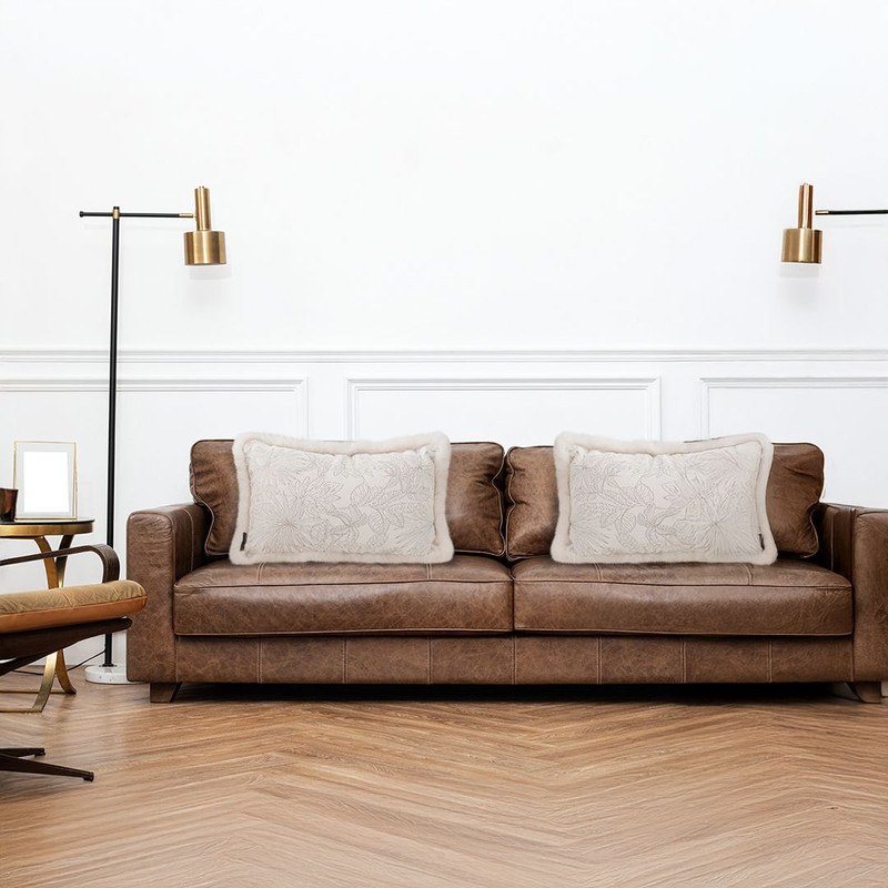 SOGA 2X 30cm Romantic French Mosley Jacquard Pillow 0