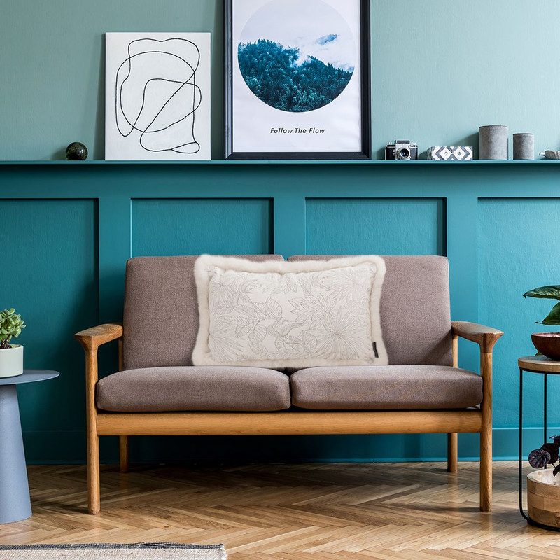 SOGA 2X 30cm Romantic French Mosley Jacquard Pillow 2