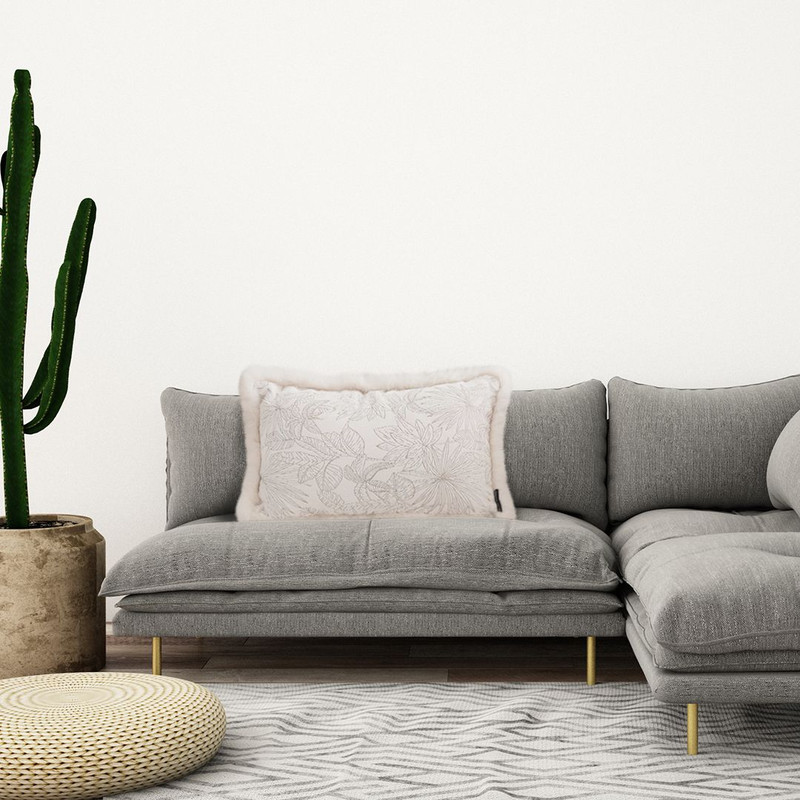 SOGA 2X 30cm Romantic French Mosley Jacquard Pillow 3