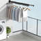 SOGA 2X 1275cm WallMounted Clothing Dry Rack Retractable SpaceSaving Foldable Hanger 6