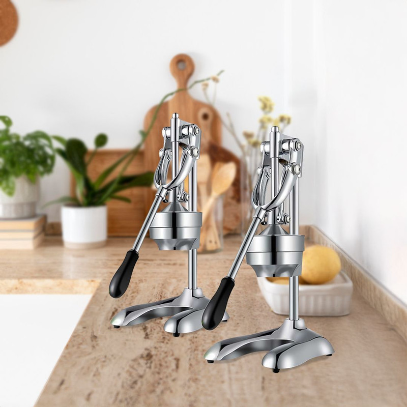 SOGA 2x Stainless Steel Manual Juicer Hand Press Juice Extractor Squeezer Orange Citrus 0