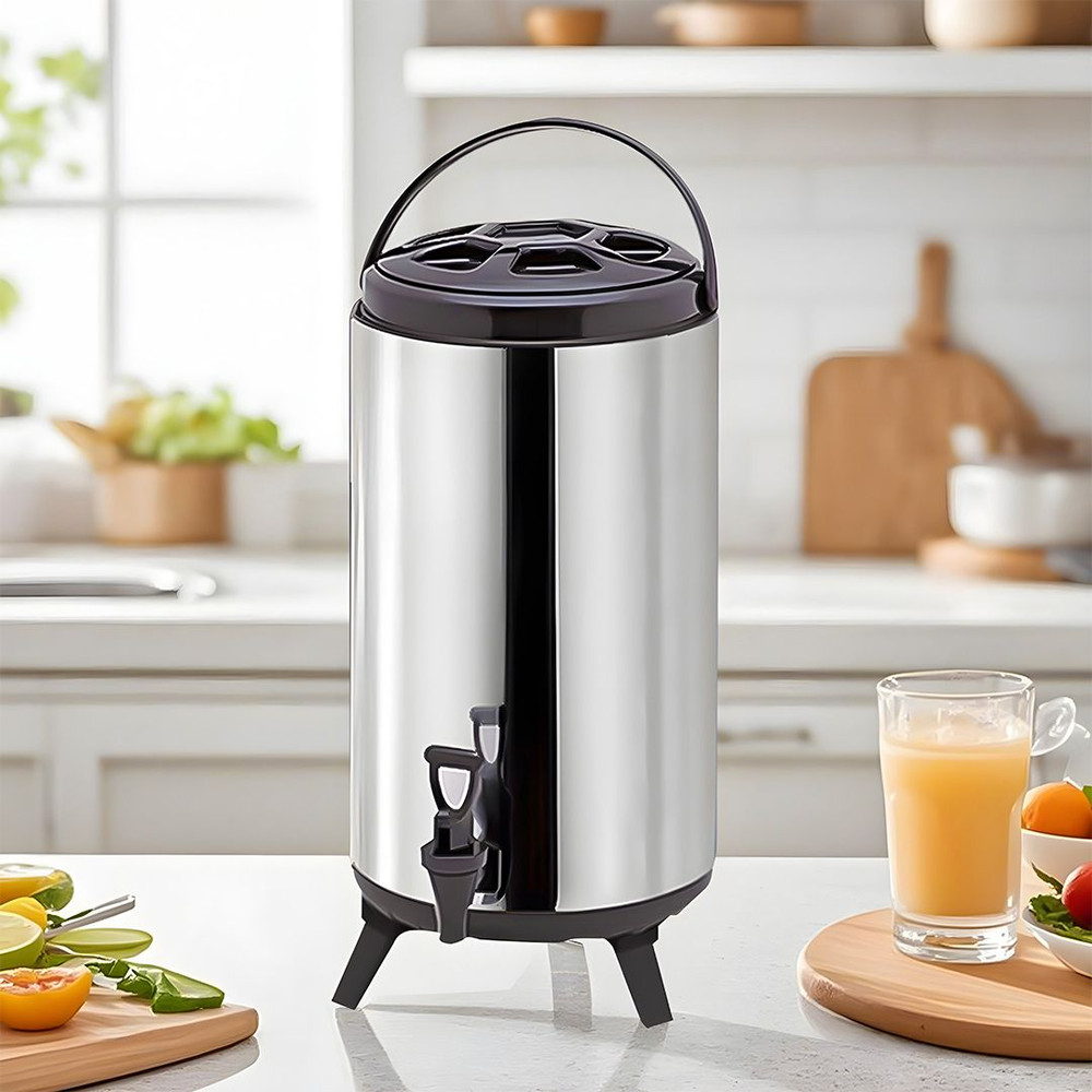 SOGA 2X 16L Portable Insulated ColdHeat Coffee Tea Beer Barrel Brew Pot With Dispenser 0
