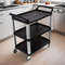 SOGA 2X 3 Tier Food Trolley Food Waste Cart Food Utility Mechanic Kitchen Large 0