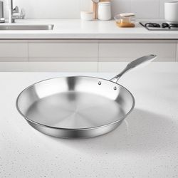 soga stainless steel fry pan 24cm frying pan top grade induction cooking frypan