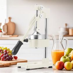 soga commercial manual juicer hand press juice extractor squeezer orange citrus white