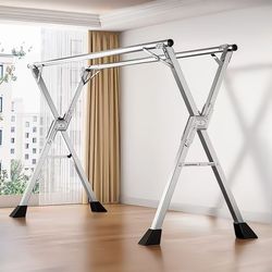 soga 2x 2m portable standing clothes drying rack