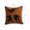 SOGA 45cm Abstract BrownOrange Velvet Polyester Throw Pillow Cover 4