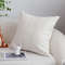 SOGA 45cm Cream Corduroy Polyester Throw Pillow Cover 2