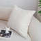 SOGA 45cm Cream Corduroy Polyester Throw Pillow Cover 6