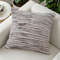 SOGA 45cm Neutral Striped Woven Pillowcase 6
