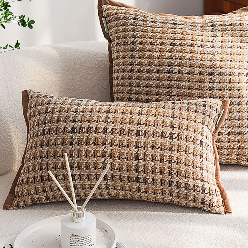 SOGA 30x50cm Modern Brown Rectangular Pillowcase 3