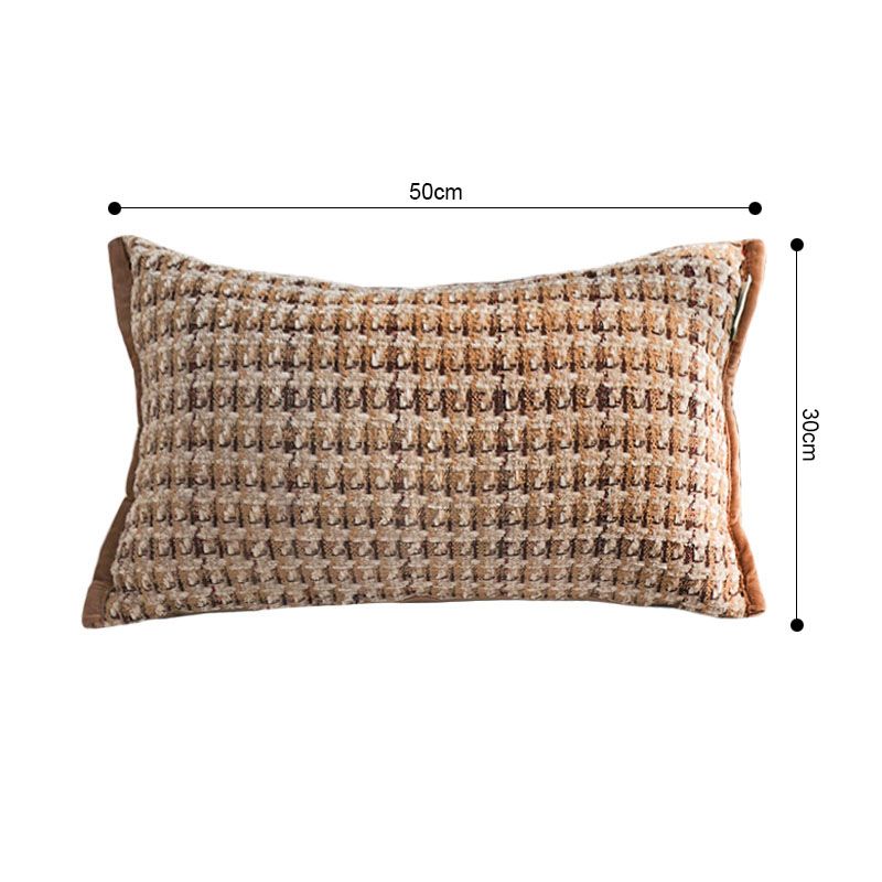 SOGA 30x50cm Modern Brown Rectangular Pillowcase 4