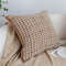 SOGA 45cm Cozy Woven Brown Pillowcase 5