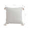 SOGA 45cm Minimalist Cream Tassel Pillowcase With Tassels 5