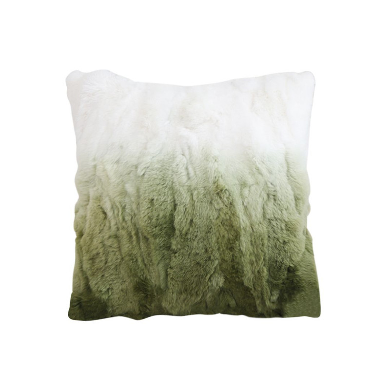 SOGA 45cm Ombre Faux Fur Pillowcase 1