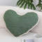 SOGA 42x32cm Cozy HeartShaped Woven Pillowcase 0