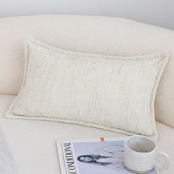 soga 30x50cm elegant cream lumbar pillowcase