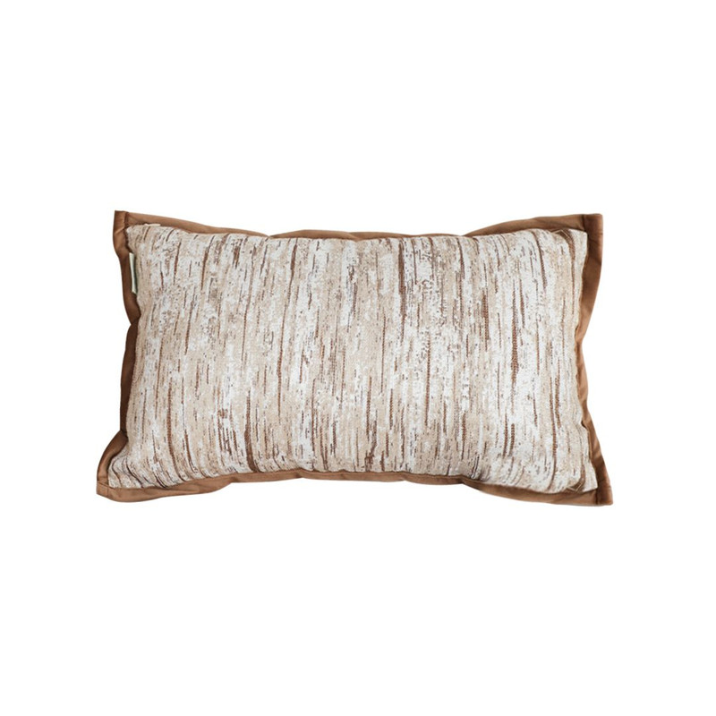 SOGA 30X50cm Neutral WoodTexture Pillowcase 1