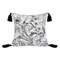 Soga 45cm Elegant Black White Cushion Cover With Tassels 1