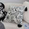 Soga 45cm Elegant Black White Cushion Cover With Tassels 6