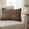 SOGA 30x50cm Textured Wave Lumbar Pillow Cover 0