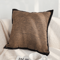 soga 45cm square textured wave pillowcase – modern style & cozy accent cover