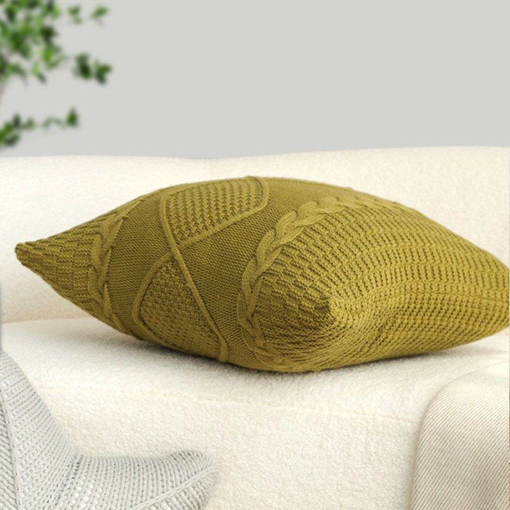 SOGA 45cm Retro Twisted Vine Rhombus Pillowcase 5