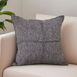 soga 45cm urbanweave charcoal tweed pillowcase
