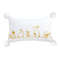 SOGA 30x50cm Whimsical Bunny Embroidered Pillowcase 1