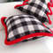 SOGA 45cm CozyFest Square Buffalo Plaid Fleece Pillowcase 5
